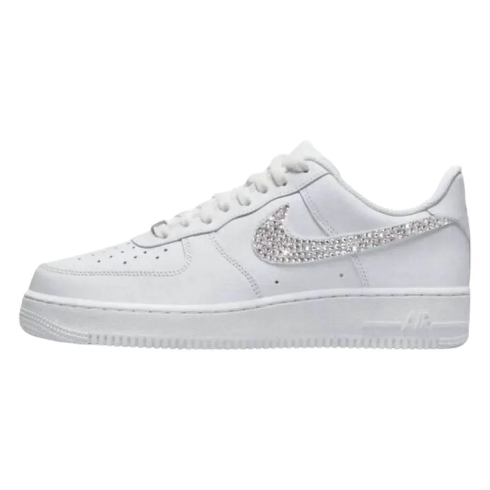 NIKE Air Force 1 Low Customised 'Swarovski' Sneakers Size 12